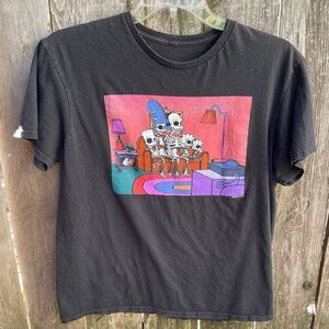 Black Graphic Simpsons T-Shirt